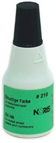Tusz olejowy do stempli metalowych 210 MIX kolor