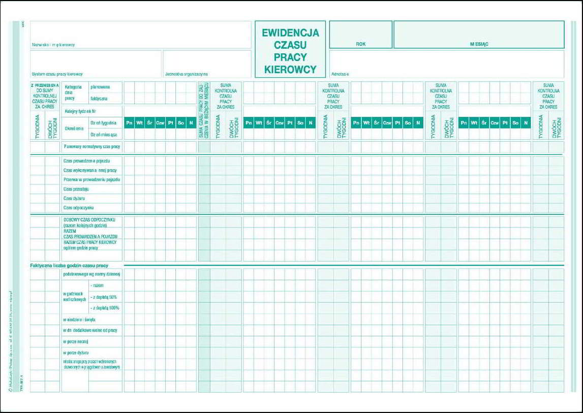 Druki akcydensowe przeznaczone do wypełniania, wykorzystywane w czynnościach urzędowych, handlowych. Niezbędne w funkcjonowaniu firm, urzędów i innych jednostek zgodnie z obowiązującymi normami prawnymi.
