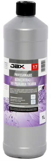 JAX Płyn do płukania koncentrat 17 profesjonalny 1L w butelce