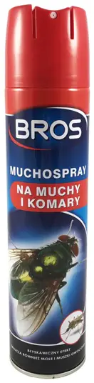 Muchospray to preparat w aerozolu o działaniu biobójczym. Przeznaczony jest do zwalczania much, komarów, moli oraz innych owadów latających. Zastosowane substancje aktywne sprawia, że preparat jest bardzo skuteczny. Opakowanie zawiera: 400 ml.

