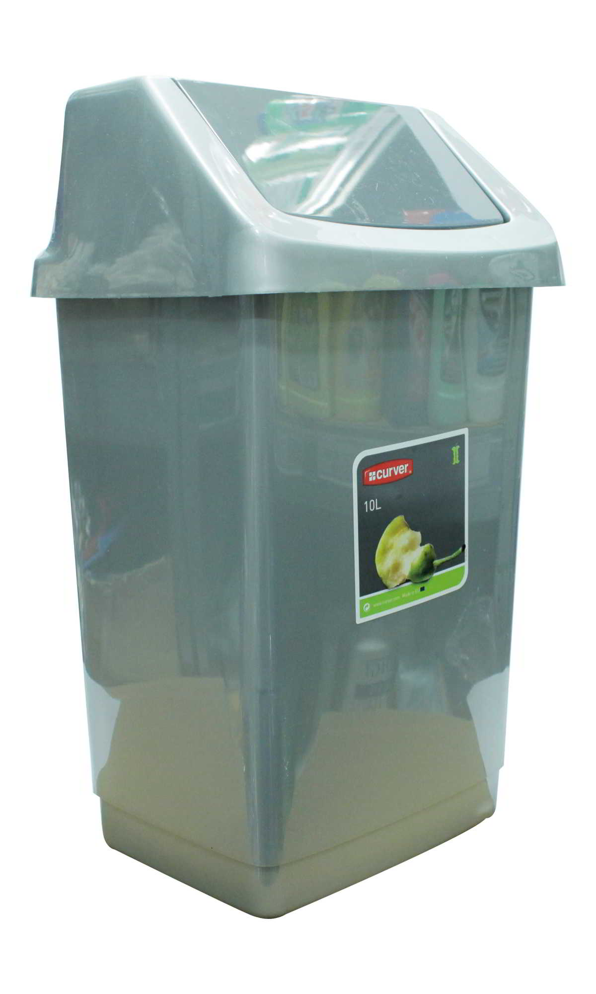 Kosz na śmieci o pojemności 15L , wykonany z tworzywa sztucznego - pojemnik dzięki temu jest lekki. Kosz otwierany ręcznie przy pomocy uchylnej pokrywy, która jest w łatwy sposób zdejmowana. Prosty w obsłudze, opróżnianiu i czyszczeniu.
Kolor srebrny ...