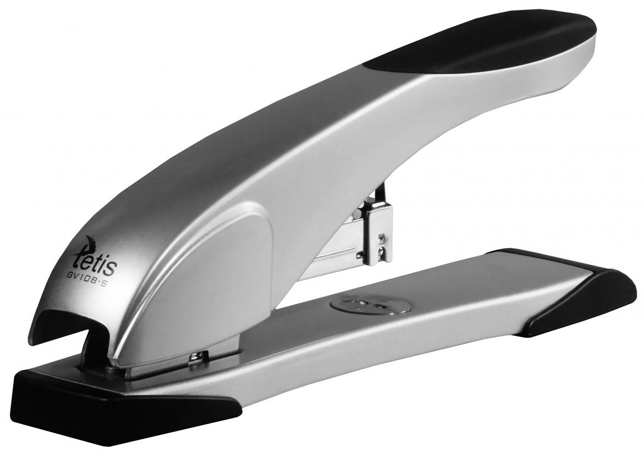 Zszywacz w obudowie z tworzywa sztucznego, części mechaniczne metalowe. Zszywanie zamknięte i otwarte. Dostosowany do zszywek o rozmiarach 23/6-23/10 mm. Zszywa do 60 kartek. Głębokość wsuwania kartek 70 mm.
