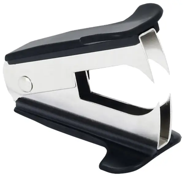 Rozszywacz do zszywek w obudowie z tworzywa sztucznego, części mechaniczne metalowe.
Stosowany do zszywek: 10, 24/6, 24/8, 26/6, 26/8.