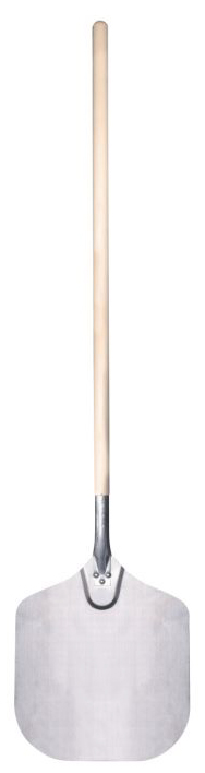 Łopata do pizzy HENDI z aluminiową łopatą i drewnianym uchwytem, długość 965 mm.