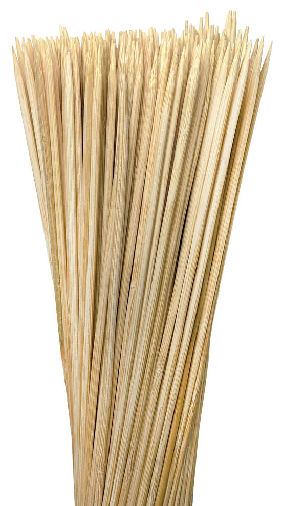 Patyki do szaszłyka drewniane 40 cm, opakowanie 100 sztuk