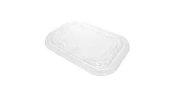 Pokrywka do miski pap. KRAFT PROSTOKĄTNA 50szt PET 115X165MM