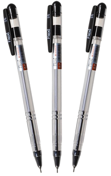 Lexi 5 Flexi, niklowo-srebrna końcówka, wodoodporny tusz o intensywnym, nieblaknącym kolorze czarnym.

Grubość lini pisania: 0,7mm