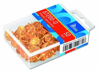 Pinezki tapicer. złote 50sztGT200-O Tetis