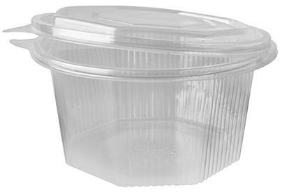 Pojemnik OCTOBOX zespolony 1000 ml 1szt9,6 cm x 16,7 cm x 16,3 cm Ośmiokątny pojemnik OCTOBOX 1000 ml z przezroczystego polipropylenu z zawiasowym wieczkiem