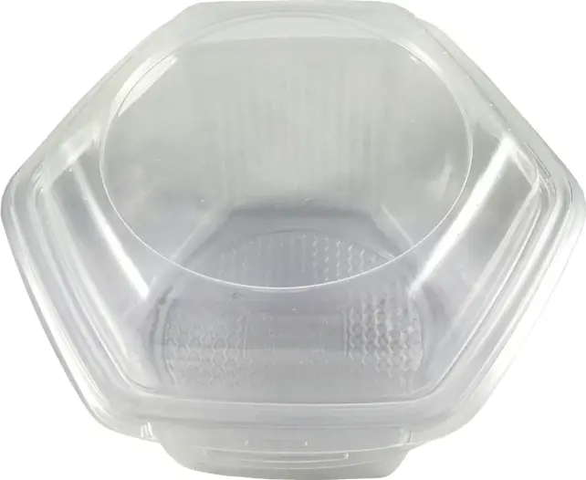 Pojemnik OCTOBOX zespolony 1000 ml 1szt9,6 cm x 16,7 cm x 16,3 cm Ośmiokątny pojemnik OCTOBOX 1000ml z polipropylenu, przezroczysty, z pokrywką zespoloną.