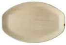 Talerz owalny z liścia palmowego 37x25cm, biodegradowalny, opakowanie 25 sztuk