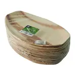 Liść Palmowy Talerz owalny 37/25  25szt PURE 37/25/3cm