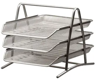 Szuflada półka biurowa  3 szt  Siatka srebrna - widok alternatywny