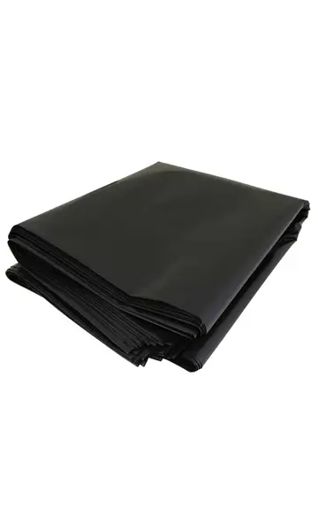 Worki na śmieci LD 240L czarne 110x110 cm 10 sztuk grubość folii 40 mikronów