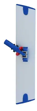 Stelaż do mopa płaskiego z mocowaniem wkładu mopa za pomocą rzepa. Wykonany jest z lekkiego aluminium i wytrzymałego tworzywa sztucznego. Długość: 40 cm.

