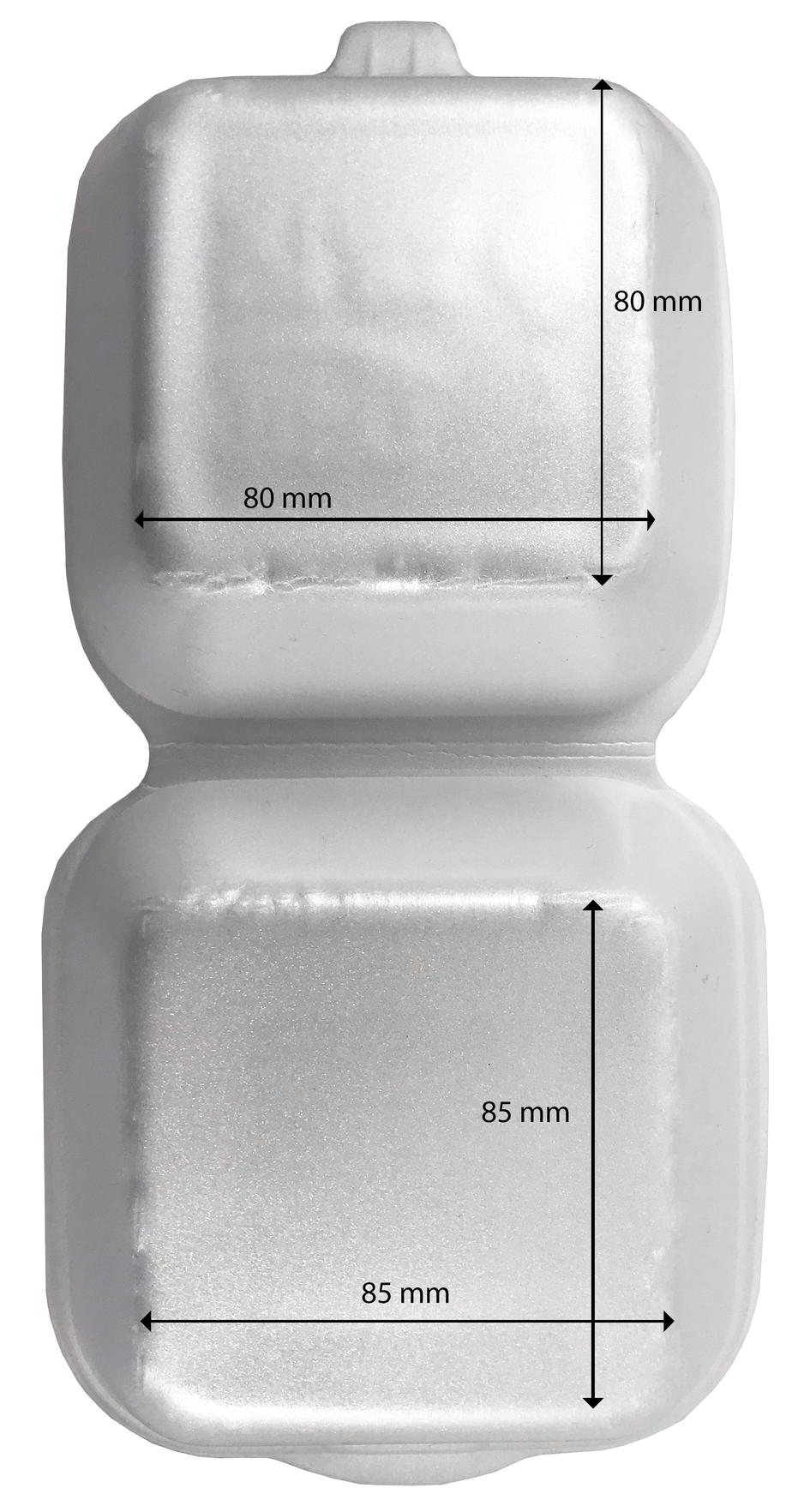 Pudełko styr. hamburger mały 1szt HP-7