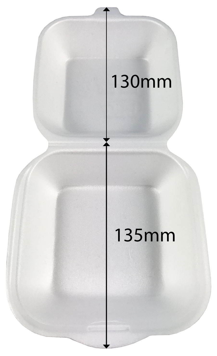 Pudełko styr. hamburger mały 1szt HP-7