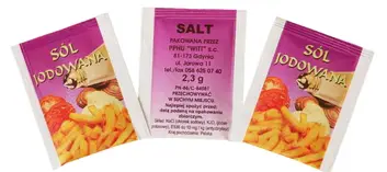 Sól w saszetkach  2,3g  250 szt