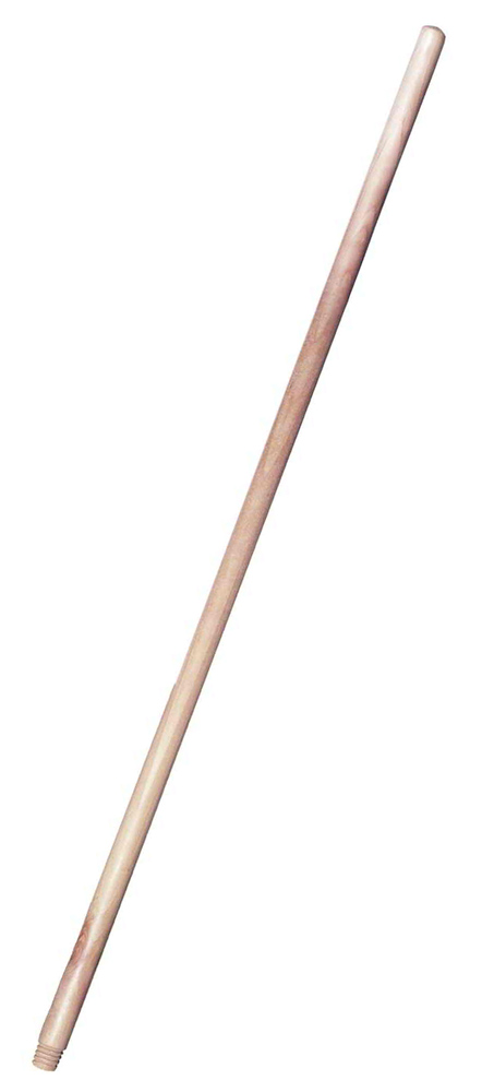 Kij drewniany 120 cm z gwintem w drewnieSOSNA POLSKA średnica 25mm Kij drewniany sosnowy 120 cm ze średnicą 25 mm, gwintem na dolnym końcu i naturalnym kolorem