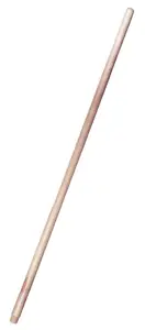 Kij drewniany 120 cm z gwintem w drewnieSOSNA POLSKA średnica 25mm Kij drewniany sosnowy 120 cm ze średnicą 25 mm, gwintem na dolnym końcu i naturalnym kolorem