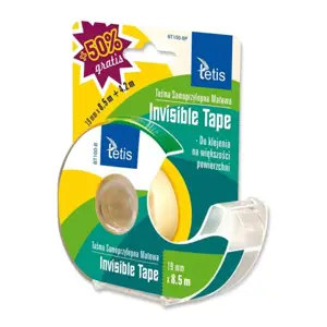 Taśma biurowa z podaj. Invisibile19mm/ 8,5 m
