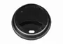 Pokrywka plast do kub.100 ml 64mm 100szt czarna