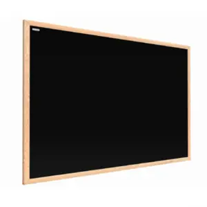 Tablica Kredowa Czarna 90x60cmw ramie drewnianej