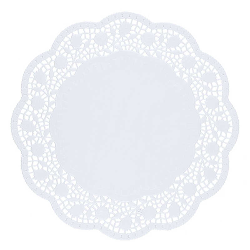 Ozdobne serwetki pod tort, pokryte warstwą zapobiegającą przywieraniu ciasta.

    *Średnica: 30cm,
    *opakowanie zawiera: 100 szt.