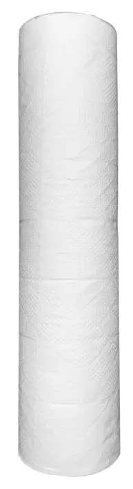 Podkład medyczny celulozowy 50cm x 50m, 2 warstwy, rolka perforowana białego koloru