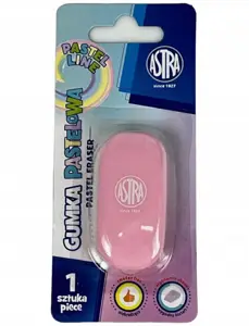 Gumka do ścierania owalna pastelowa ASTRA