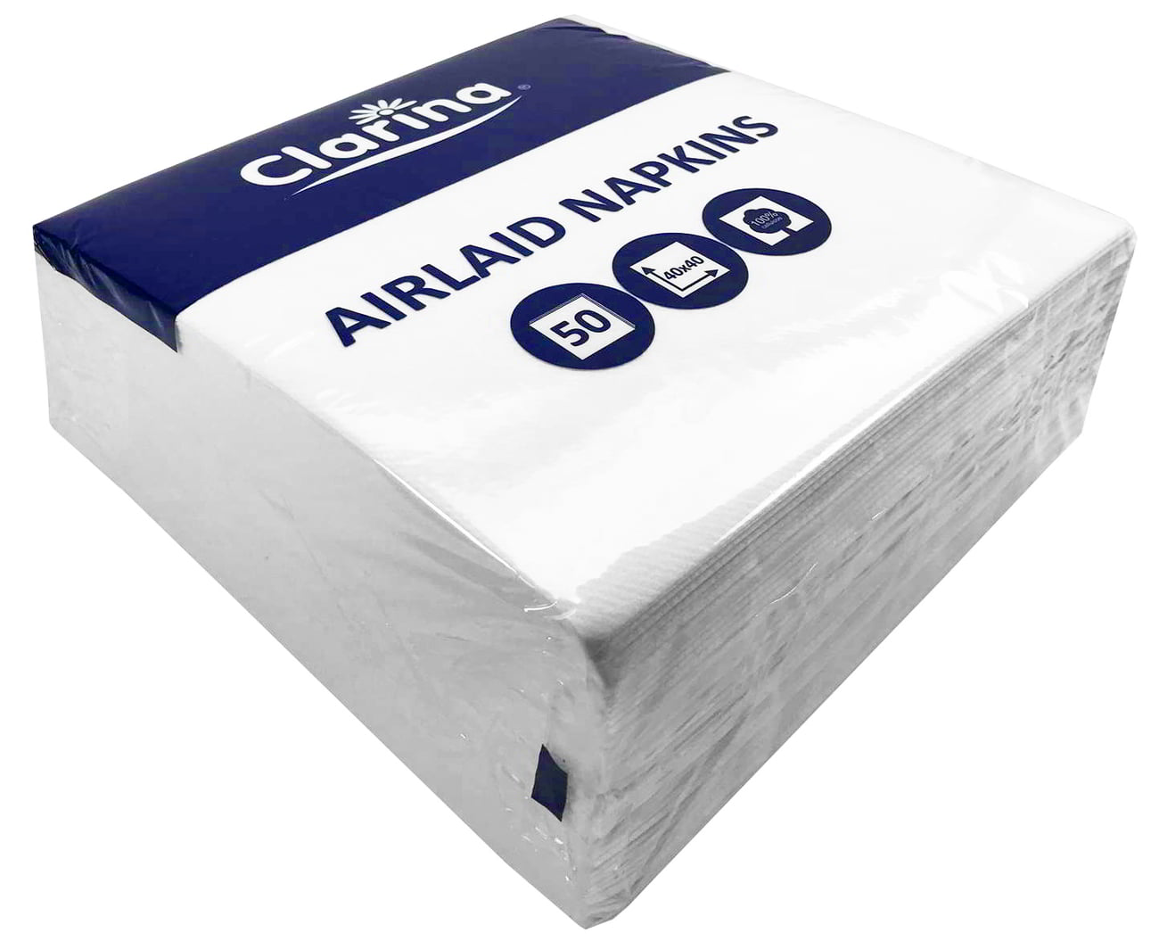 Serwetka Bankietowa 40/40 BIAŁA 50szt CLARINA włókninowa Airland AKU Serwetki dekoracyjne bankietowe. Posiada jednowarstwową budowę, jest chłonna, estetyczna i miękka w dotyku. Wymiary: 40x40 cm. Opakowanie zawiera: 50 szt.
<!--M3 P12 K30-->