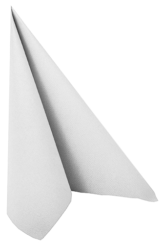 Serwetka bankietowa Clarina Airlaid 40x40 cm biała włóknina, pojedyncza sztuka